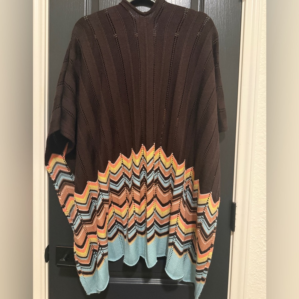 Missoni for Target Ruana Chevron Open Poncho | OS - Picture 4 of 5